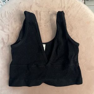 Black Crop Top